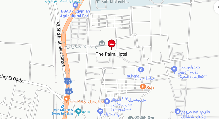The Palm Hotel Location Map